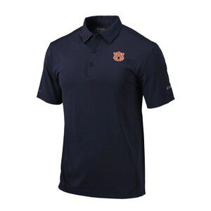 COLUMBIA Golf Auburn Tigers Drive Polo Large Navy